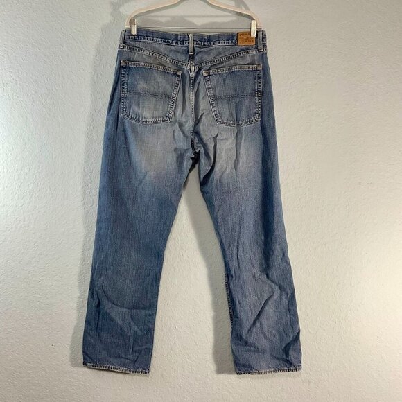 VTG Tommy Hilfiger Jeans Y2K Mens 36 Straight Relaxed Blue Denim Mexico 35x31 - Picture 9 of 9